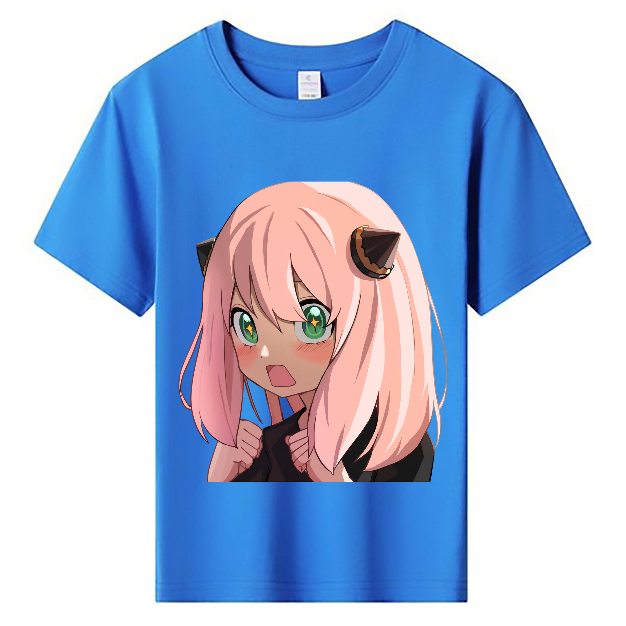 （画像用） SPY×FAMILY间谍家家酒 綿100％キッズTシャツ（フロントプリント）